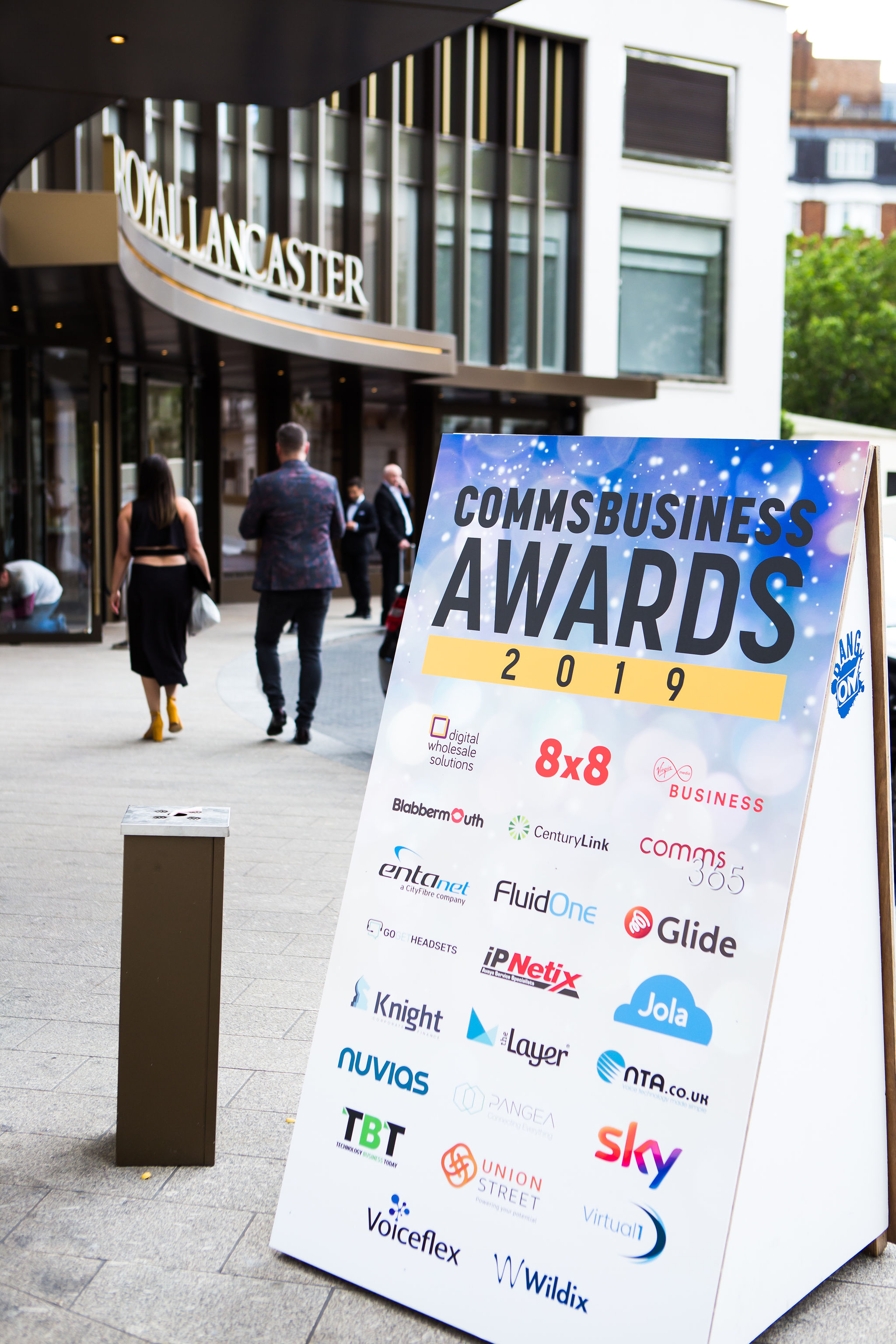 2019 Comms Business Awards at the Royal Lancaster, London