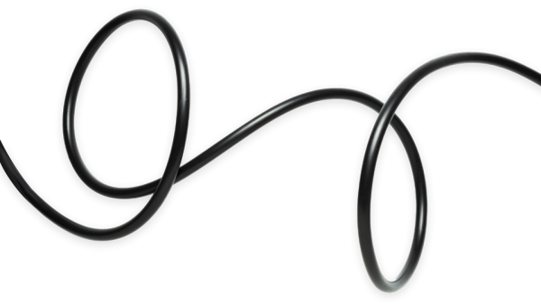 Extension coax cable, RP-SMA male to QMA female connector, 15ft / 4.5m